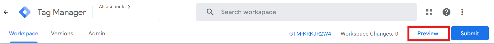 GTM Preview mode showing _gl parameter in destination URL after cross-domain link click