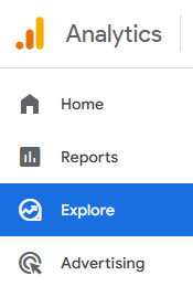 GA4 Explorations feature showing custom table options with Google Ads dimensions